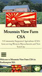 Mobile Screenshot of mountainviewfarmcsa.com