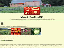 Tablet Screenshot of mountainviewfarmcsa.com